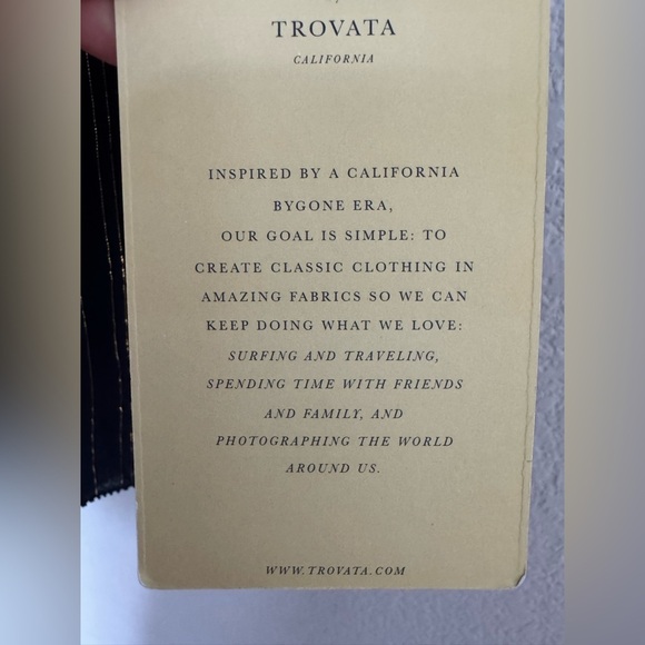 Trovata Birds of Paradis Carla High Neck Top Navy Moonlit stripe Cotton  Small - Picture 6 of 8